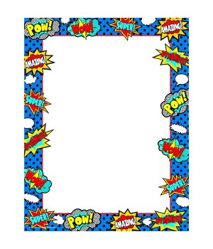 Superhero Computer Paper