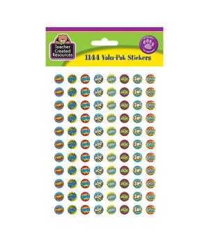 Superhero Mini Stickers Valu-Pak, Pack of 1144