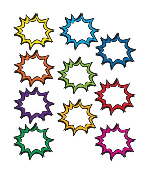 Superhero Burst Accents, Pack of 30