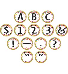 Confetti Circle Letters, 216 Pieces