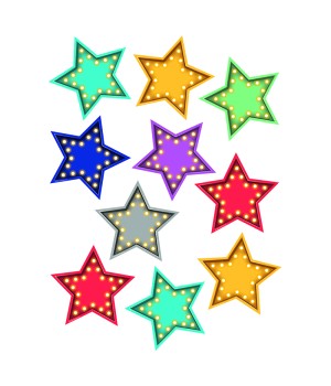 Marquee Stars Accents, Pack of 30