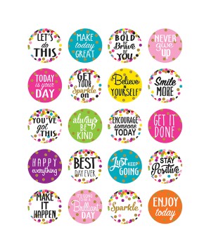 Confetti Words to Inspire Stickers, Pack of 120