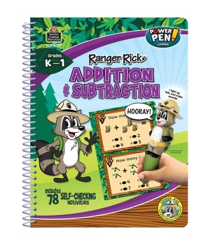 Ranger Rick® Power Pen® Learning Book: Addition & Subtraction