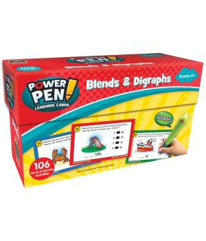Power Pen Learning Cards: Blends & Digraphs