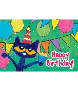 Pete The Cat Happy Birthday Postcards, Pack of 30