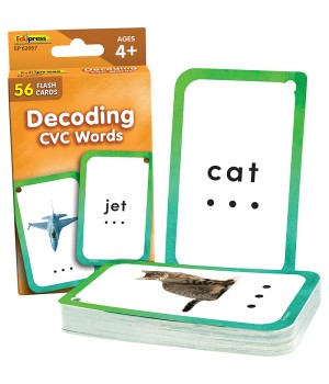 Decoding CVC Words Flash Cards