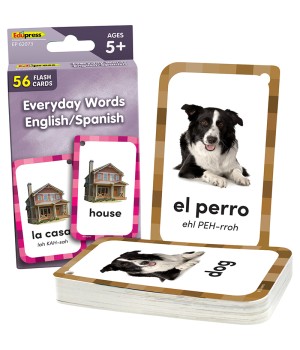 Everyday Words English / Spanish Flash Cards