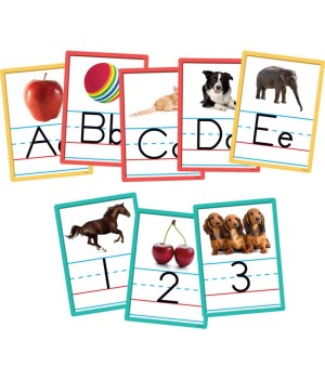 Alphabet and Numbers Accents, Pack of 36