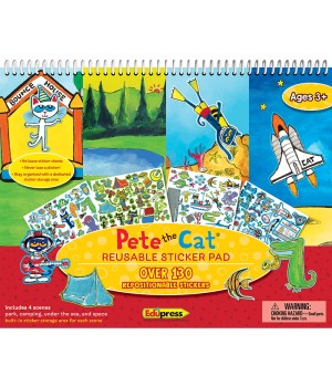 Pete The Cat Reusable Sticker Pad