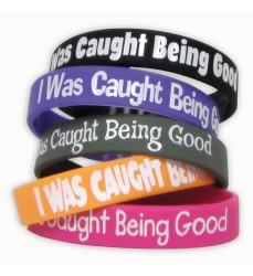 I Was Caught Being Good Wristband Pack, Pack of 10