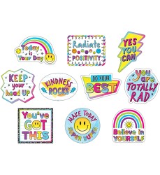 Brights 4Ever Positive Saying Accents, Pack of 30