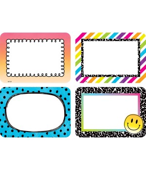 Brights 4Ever Name Tags / Labels - Multi-Pack, Pack of 36