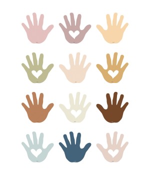 Everyone is Welcome Helping Hands Mini Accents, Pack of 36