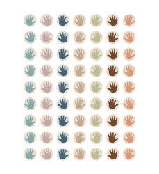 Everyone is Welcome Helping Hands Mini Stickers, Pack of 378