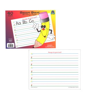 Smart Start K-1 Writing Paper: 40 Sheet Tablet