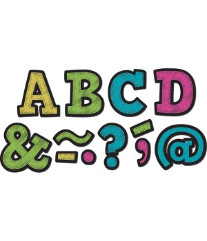 Chalkboard Brights Bold Block 2" Magnetic Letters