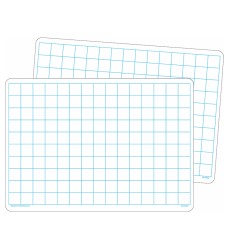 Double-Sided Math Grid Dry Erase Boards, Pack of 10