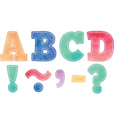Watercolor Bold Block 3" Magnetic Letters