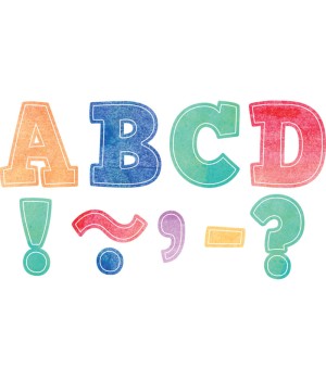 Watercolor Bold Block 3" Magnetic Letters