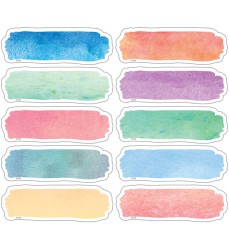 Watercolor Labels Magnetic Accents