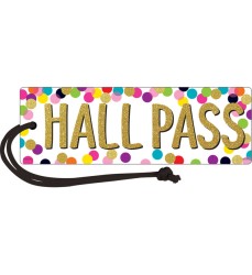 Confetti Magnetic Hall Pass