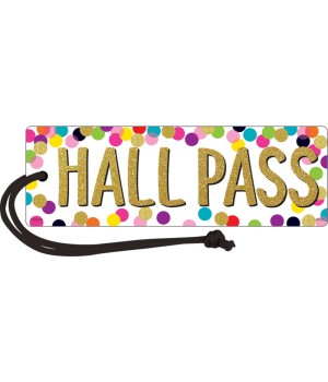 Confetti Magnetic Hall Pass