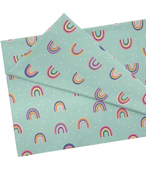 Oh Happy Day Rainbows Creative Class Fabric, 48 Inch x 3 Yards