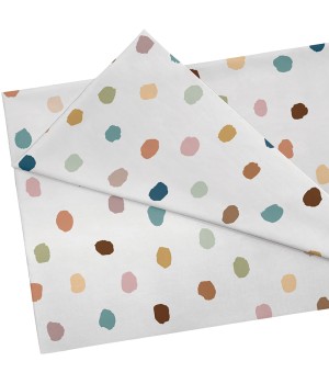 Everyone is Welcome Painted Dots Creative Class Fabric, 48 Inch x 3 Yards