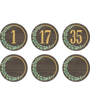 Eucalyptus Numbers Magnetic Accents, 2-1/4", Pack of 42