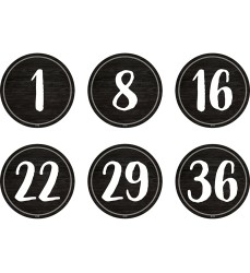 Spot On Floor Markers Modern Farmhouse Numbers 1-36, 4"