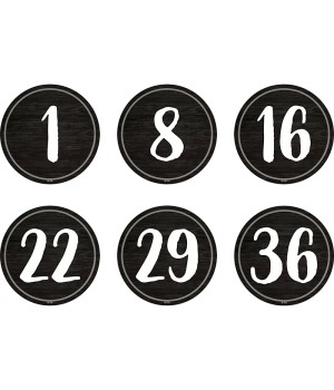 Spot On Floor Markers Modern Farmhouse Numbers 1-36, 4"
