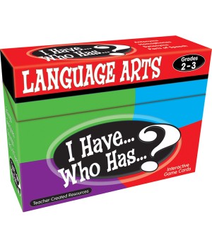 I Have, Who Has Language Arts Game, Grade 2-3