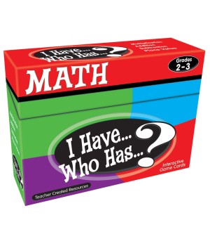 I Have, Who Has Math Game, Grade 2-3