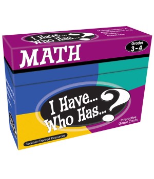 I Have, Who Has Math Game, Grade 3-4