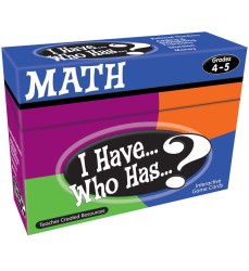 I Have, Who Has Math Game, Grade 4-5