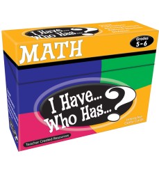 I Have, Who Has Math Game, Grade 5-6