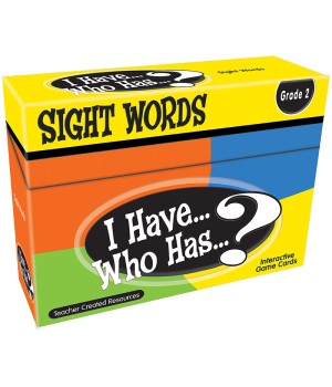 I Have, Who Has Sight Words Game, Grade 2