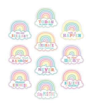Pastel Pop Positive Sayings Accents, Pack of 30