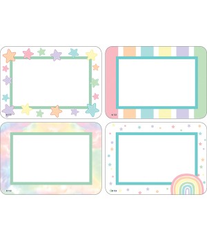 Pastel Pop Name Tags / Labels Multi-Pack, Pack of 36