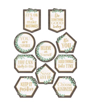 Eucalyptus Positive Sayings Accents, Pack of 30