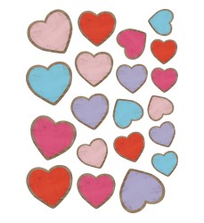 Home Sweet Classroom Hearts Accents, Assorted Sizes, Pack of 60