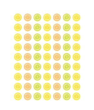 Lemon Zest Mini Stickers, Pack of 378