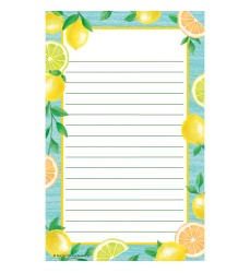 Lemon Zest Notepad, 50 Sheets, 5.25" x 8.5"