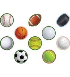 Sports Mini Accents, Pack of 36