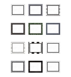 Modern Farmhouse Blank Cards Mini Accents, Pack of 36