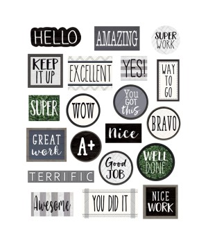 Modern Farmhouse Stickers, Pack of 120