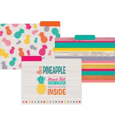 Tropical Punch File Folders, Letter Size, Pack of 12