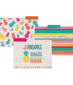 Tropical Punch File Folders, Letter Size, Pack of 12