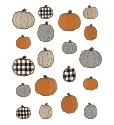 Home Sweet Classroom Pumpkins Accents, Assorted Sizes, Pack of 57