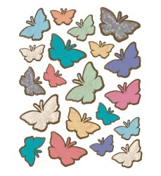 Home Sweet Classroom Butterflies Stickers, Pack of 120